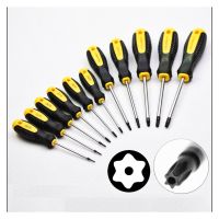 1PC Torx T5 T6 T7 T8 T9 T10 T15 T20 T25 T27 T30ไขควงหลุมสกรูแม่เหล็ก Driver โทรศัพท์บ้านซ่อมเครื่องมือ