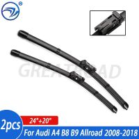 Wiper 4A Front Wiper Blades For Audi A4 B8 B9 Allroad 2008- 2016 2017 2018 Windshield Windscreen Front Window 24"+20"