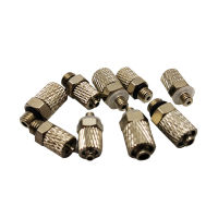 5PCS Male Thread M3 M4 M5 M6 -Air Tube 3mm 4mm 6mm OD mini Pneumatic connector screw through Quick Fitting Fast twist joint