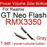 ปุ่มปรับระดับเสียงสำหรับ Realme GT 5G GT Neo 2 2T GT Master Explorer ปุ่มปรับระดับเสียงด้านข้างปุ่มขนาดเล็ก Flex Cable Parts