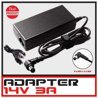 Adapter จอ LED LG และ 14V 3A  Samsung/LG Adapter 14V/3A (6.5 x 4.4mm) หัวเข็ม (Black)