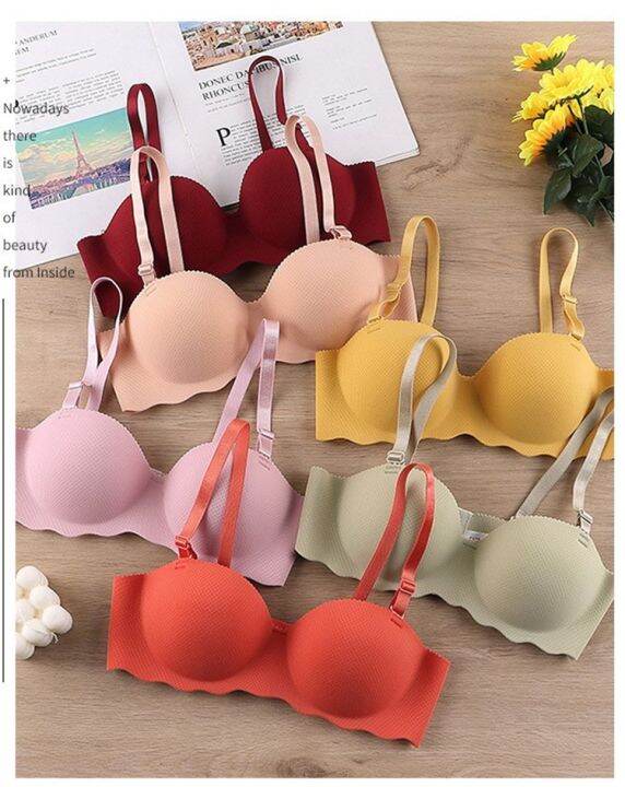 sexy-bras-push-up-seamless-underwear-women-solid-candy-color-wireless-lingerie-one-piece-gather-convertible-straps-brassiere