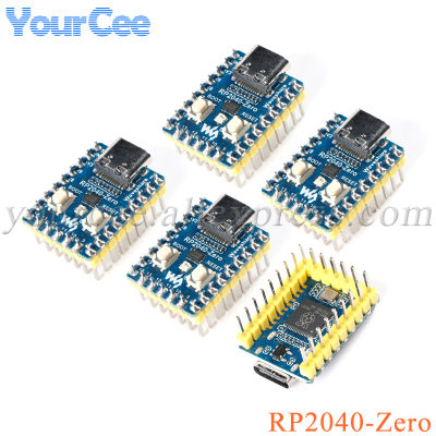 5ชิ้น RP2040-Zero RP2040คณะกรรมการพัฒนาการโมดูลสำหรับราสเบอร์รี่ Pi ไมโครคอนลเลอร์ PICO Dual-Core Cortex M0ประมวลผล