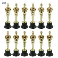 ☫❆ Live แม่พิมพ์รูปปั้น Oscar Statuette Reward The Winners สําหรับตกแต่งเค้ก 12 ชิ้น