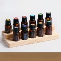 Youngliving กล่องไม้เก็บขวดน้ํามันหอมระเหย 12 ขวด 15มล.