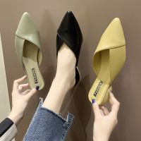 Fashion Korean Point Flats Comfortable Soft Breathable Non-Slip PU Womens OL Flat Shoes Women Shoes Casual Office Lady