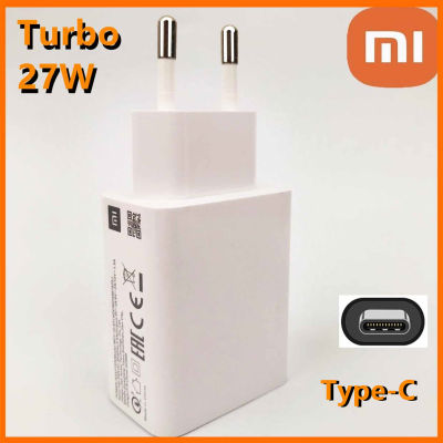 Xiaomi Turbo Charger Original Mi 9 27W EU Wall Quick Charge Power Adapter 3A Type C Cable For Mi 9X Redmi 10X 20X Note 8 9