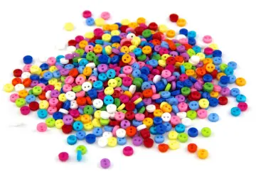 Pack of 150 Buttons Colourful Buttons Children Buttons for Crafts Plastic  Craft Buttons Resin Buttons Round Sewing Buttons Small Buttons for Crafts 2