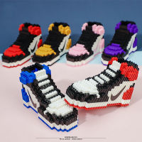 PAIFU Mini Building Blocks Basketball Shoes Bricks Toy 3D Diamond Nano Block Sneakers Decoration Micro Particles Compatible Building Brick Block Educational Toys Give Holiday Christmas Gift Others