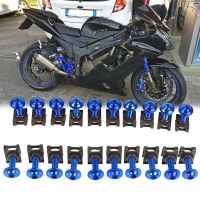 Motorcycle Fairing Screws 20pcs 6mm Fastener Clips Body Spring Nut Bolts Kit FOR YAMAHA XZ550 XZ750SE FZ25 G310R G310GS G310RG