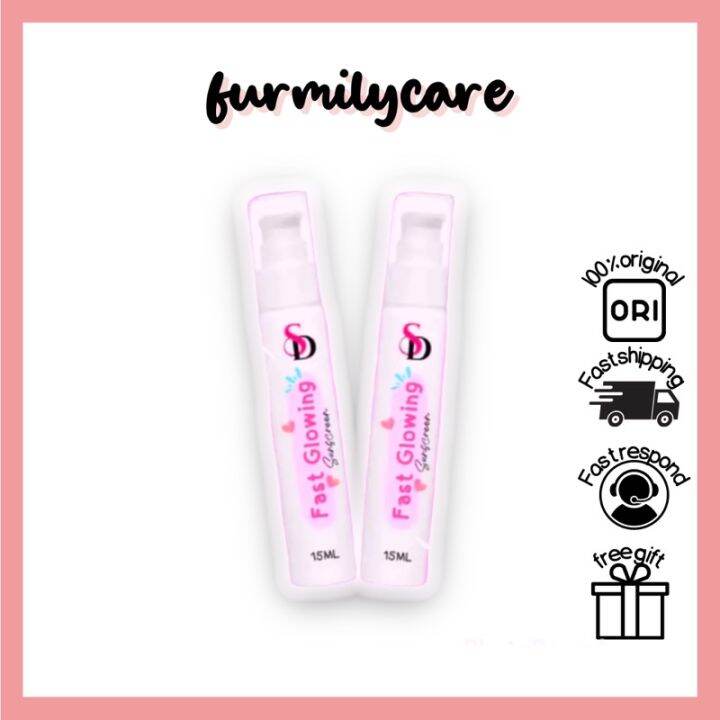 VIRAL TIKTOK Fast glowing sunscreen foundation spf 50 Lazada