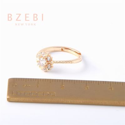 BZEBI แหวนทองชุบ แหวนแฟชั่น แหวนเพชร แหวนผู้หญิง แหวนทองแท้ แหวนทอง แหวนแฟชั่นผู้หญิง แหวนแฟชั่นสไตล์เกาหลี แหวนเพชรแฟชั่นสไตล์เกาหลี กันสนิม ปรับได้ เครื่องประดับแฟชั่น สําหรับผู้หญิง เครื่องประดับพรีเมี่ยม คุณภาพสูง พร้อมกล่อง 239r
