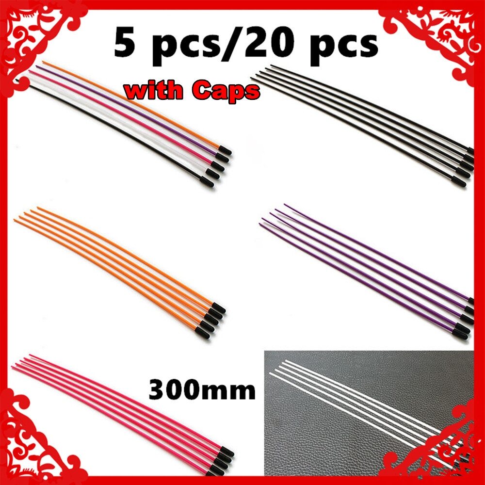 NEW 5 Plastic Antenna Pipe Cap Receiver Aerial Tube For RC 1/10 Racing Car 