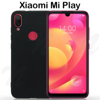 เคสโทรศัพท์ สีใส สีดำด้าน แบบนิ่ม สำหรับ เสี่ยวมี่ มี่เพลย์ TPU Case Soft Clear Phone Back Cover For Xiaomi Mi Play (5.0)