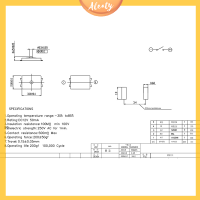 Aleaty? 50pcs 2x3x0.6 U สัมผัสปุ่มกดสวิทช์ TACT 4 PIN Micro Switch SMD MINI Thin Film Key Light TOUCH SWITCH