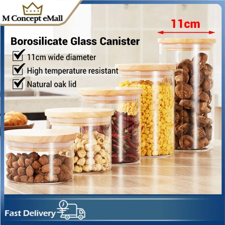 M Concept EMall Airtight Food Storage Jar Bekas Balang Kaca Kedap Udara ...