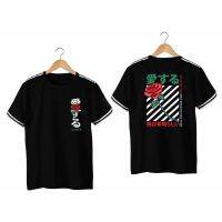 2023 newunisex Fashion cotton Black T-shirt with lines