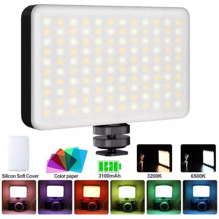 best-seller-ulanzi-vijim-vl120-3200k-6500k-led-video-light-rechargable-rgb-effect-fill-light-vlog-soft-light-with-6-color-gel-กล้องถ่ายรูป-ถ่ายภาพ-ฟิล์ม-อุปกรณ์กล้อง-สายชาร์จ-แท่นชาร์จ-camera-adapter-