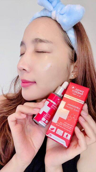 ส่งฟรี-ราคาพิเศษ-swiss-energy-liposomal-serum-sleeping-serum-เซรั่มสีฟ้า