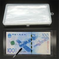 Banknotes Holder Coin Album Storage Bag Box Photocards Pvc Page Paper Money Cedulas Collection Case Transparent Organizer 100Pcs