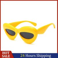 【hot】 Uv400 Sunglasses Big Frame Cycling Eyewear Thick Inflated Glasses Shades Punk Goggle De Sol