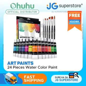 Ohuhu Oil Paint Set, 24 Oil-Based Colors, Artists Paints Oil Painting Set