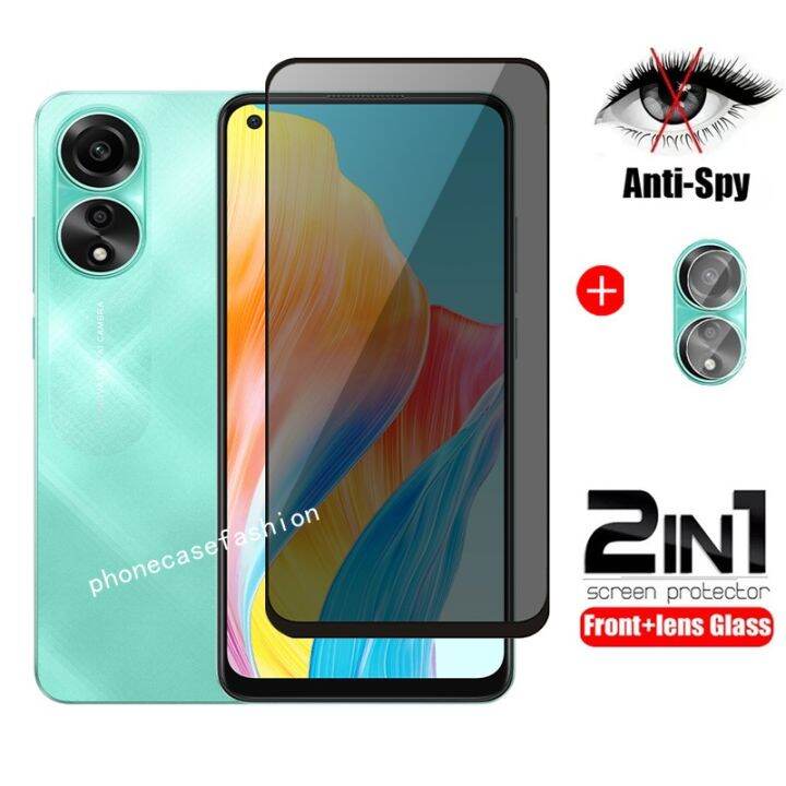 Hd Full Privacy Anti Spay For Oppo A79 A18 A38 A58 A78 A98 Nfc 4g 5g