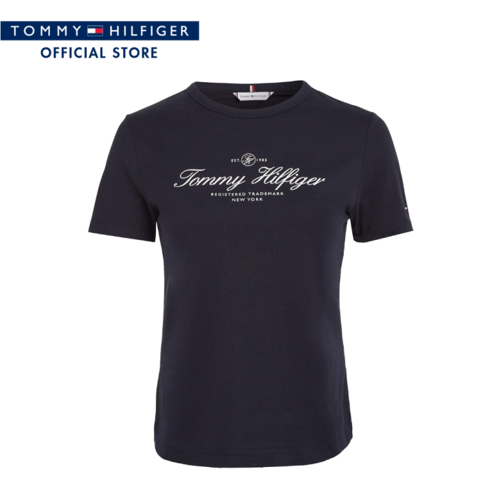 tommy-hilfiger-เสื้อผู้หญิง-รุ่น-ww0ww40409-dw5-สีน้ำเงิน