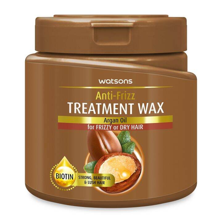 WATSONS AntiFrizz Treatment Wax Argan Oil 500ml Lazada PH