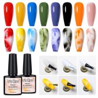 Arte Clavo Blossom Gel Nail Art Transparent Blossom Polish Nail Blooming Smook Effect Flower Polish Gel Soak off Nail Glue Gel