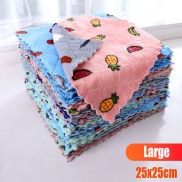 Set 10 Khăn Lau Đa Năng Mẫu Mới Size Lớn 25x25cm