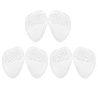 3pairs Women Shockproof Self Adhesive Reusable Soft For High Heels Forefoot Insoles Shoe Pad Pain Relief Non Slip Elastic