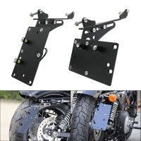 Motorcycle Tail Light Side Mount License Plate Bracket LED Light For Harley Sportster Iron 883 XL883 XL 1200 Forty-Eighty 2004up