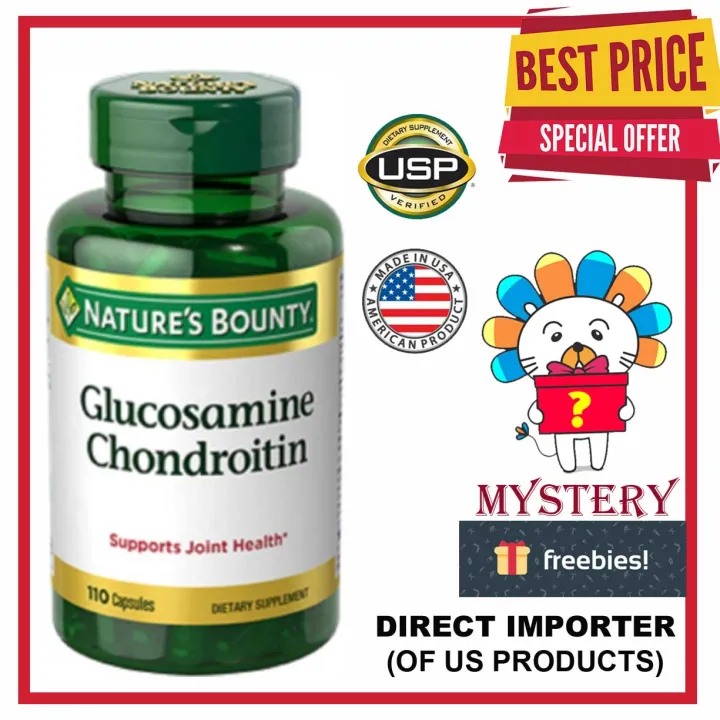 Nature's Bounty Glucosamine Chondroitin 110 Capsules Lazada PH