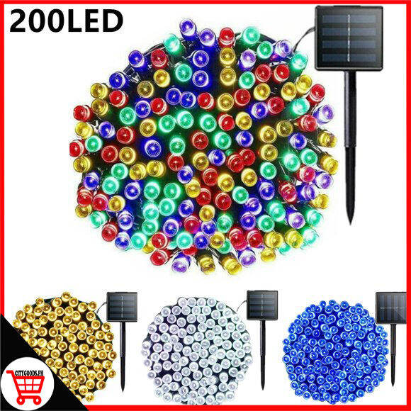 CITY GOODS Solar Led String Fairy Light Party Outdoor Christmas Lazada PH