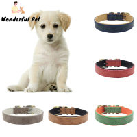 【Pet Supplies 】Pet Dog Kitten Adjustable Collar Soft Buckle Outdoor Training Safe Neck Strap