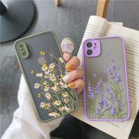 Butterfly Lavender Higan Flower Phone Case For iphone 7 8 plus 12 13 mini 11 14 pro max X XR XS Max Hard Shockproof Shell Cover