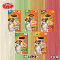 [MANOON] GOODIES Energy Treats Dog Snack Triple Twist กู้ดดี้ อิเนอร์จี้ทรีต ขนมสำหรับสุนัข แท่ง 500 กรัม