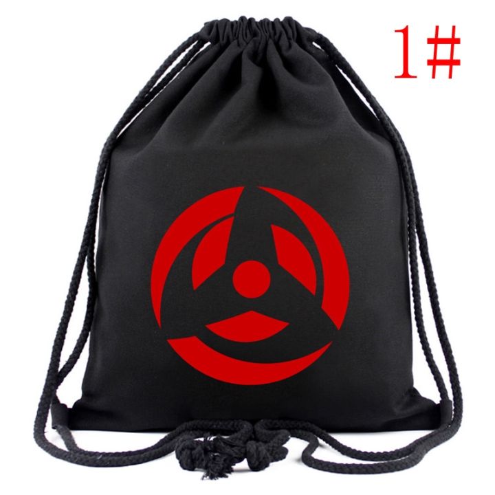 กระเป๋าเป้สะพายหลังพิมพ์ลาย-anime-naruto-kakashi-sharingan-drawstring