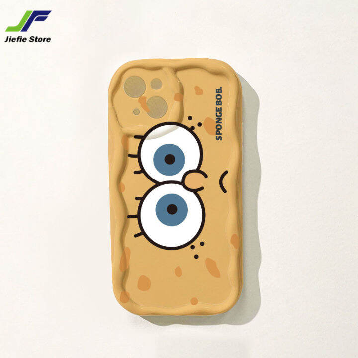 jiefei-เคสโทรศัพท์มือถือการ์ตูนน่ารัก-spongebob-สำหรับ-vivo-y51-y31-y76s-y76-y85-v9-y91c-y91i-s1-s1โปรเวฟด้านข้างส่งบิ๊กสตาร์นุ่มเคสป้องกันแรงกระเทือน