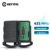 ✐∏✵ KEYYOU 5WK48669 ASK 433Mhz Remote Control Key Car for Vauxhall for Opel Corsa C Meriva Tigra Combo Van without Blade 2 Buttons