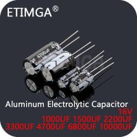 Aluminum Electrolytic Capacitor 16V 1000UF 1500UF 2200UF 3300UF 4700UF 6800UF 10000UF DIP Capacitors In Stock