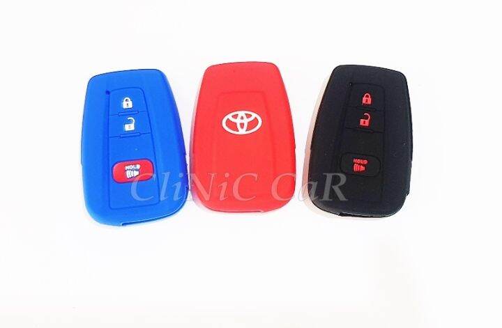 ซิลิโคนแบบหนา-หุ้มกุญแจรีโมท-แบบหุ้มเต็ม-toyota-c-hr