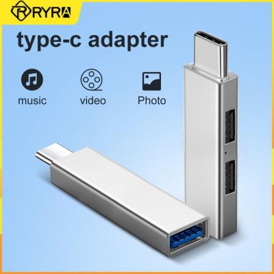 【CW】 RYRA Hub Usb Splitter Type C3.0/USB3.0 Fast Speed Adapter Multi 3 Port Extension For Macbook Laptop PC Computer Accessories