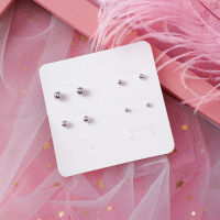 ※Hot Sales※ 4 6 7 Pairs Set Earring Jewelry Fashion Alloy Pearl Rhinestone Love Heart Flower Stud Earrings Set for Women