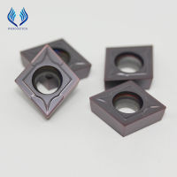 Phoenixtech เม็ดมีดคาร์ไบด์ (Inserts) CCMT120408EM JT9030 เม็ดมีดกลึง สําหรับเครื่องกลึง Carbide Turning Insert Cutter Blade Insert Cutting Tool *1 (CT-A10)