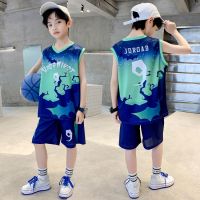 ✗✼ Boys basketball uniform quick-drying suit baby sleeveless vest summer clothes childrens boys big sports jerseys