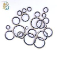 ✖✸ 20/50Pcs M5 M6 M8 M10 M12 M14 M16 to M30 High Pressure Hydraulic Pipe Seal Pad Rubber Metal Shim Seal Gasket NBR Metal washer