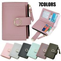 Coin PU Leather Folding Ladies Wallet Purse Women Wallet