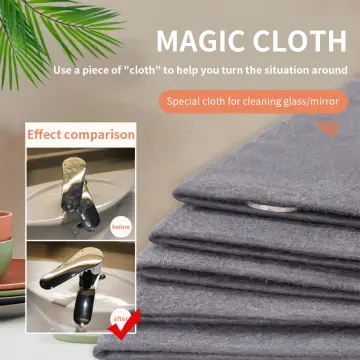 10pcs Car Magic Cleaning Cloth For Glass, Thicker, No Trace, No Watermark,  Home Cleaning Absorbent Cloth